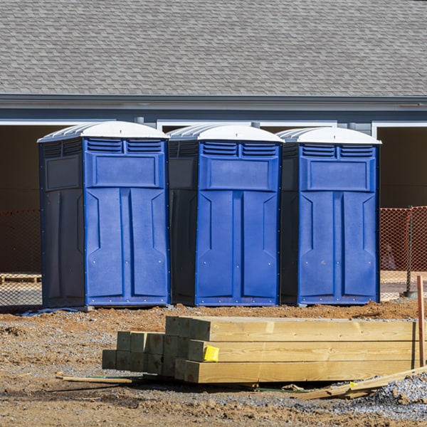 what is the maximum capacity for a single portable restroom in Ossining NY